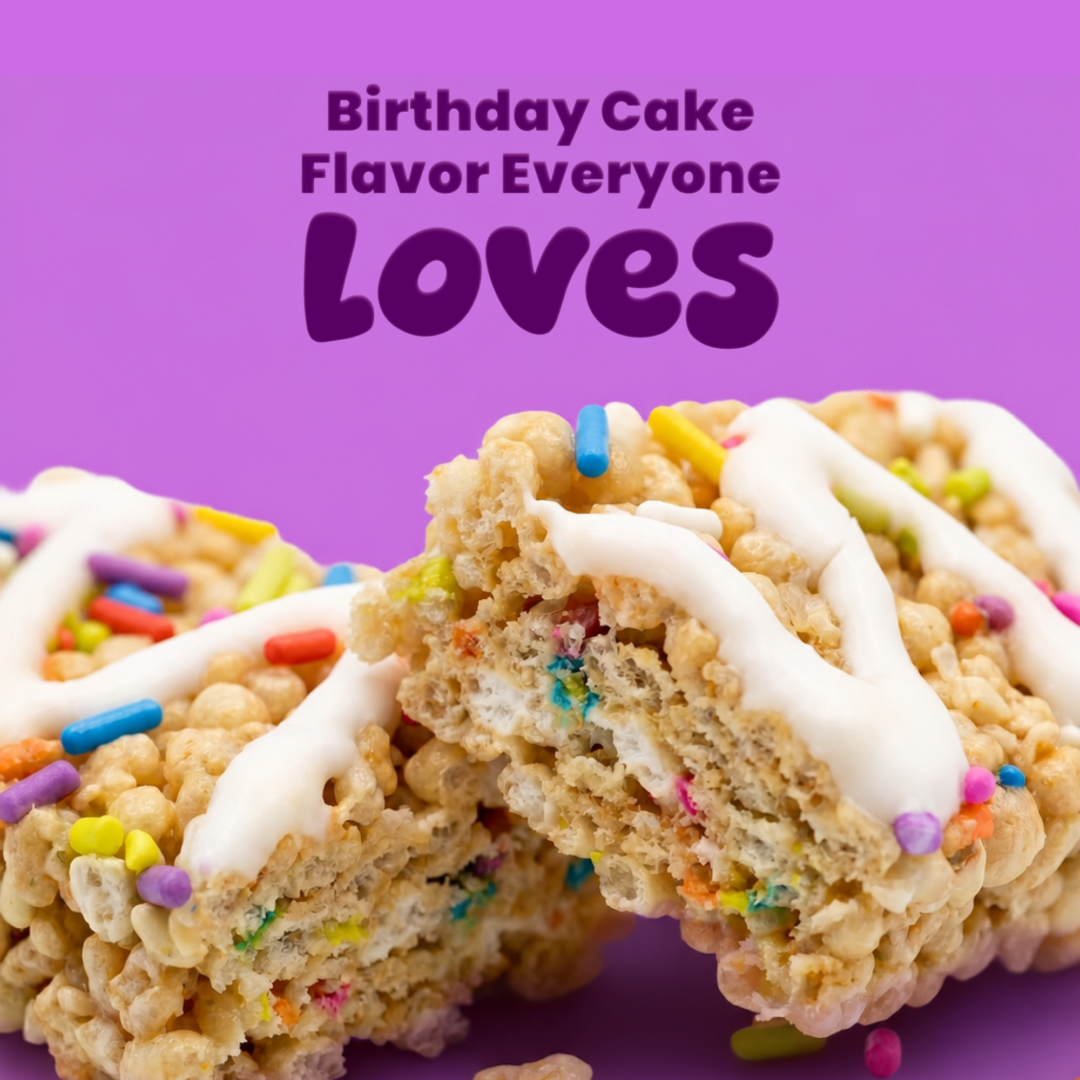 Taiyo Munch Birthday Cake Allergen-Free Protein Bars (12 Bars) | Gluten-Free, Vegan, Kosher, Top 9 Allergen Free, School-Safe Snack